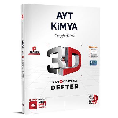 3D Yayınları AYT Kimya Video Destekli Defter