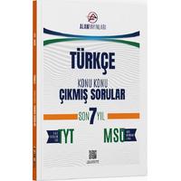 Alan Yayınları TYT MSÜ Türkçe Son 7 Yıl Konu Konu Çıkmış Sorular 