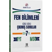 Alan Yayınları TYT MSÜ Fen Bilimleri Son 7 Yıl Konu Konu Çıkmış Sorular 