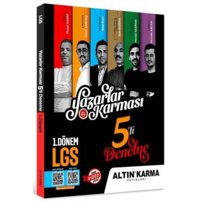 Altın Karma LGS 8. Sınıf 1. Dönem Yazarlar Karması 5 Deneme