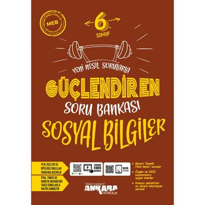 Ankara Yayıncılık 6. Sınıf Sosyal Bilgiler Güçlendiren Soru Bankası