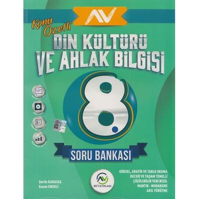 Av Akıllı Versiyon Yayınları LGS 8. Sınıf  Din Kültürü Ve Ahlak Bilgisi Soru Bankası