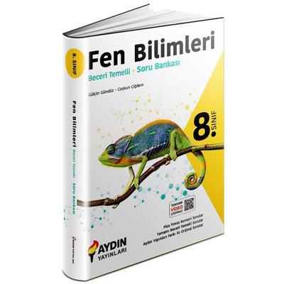 Aydın Yayınları LGS 8. Sınıf Fen Bilimleri Beceri Temelli Soru Bankası