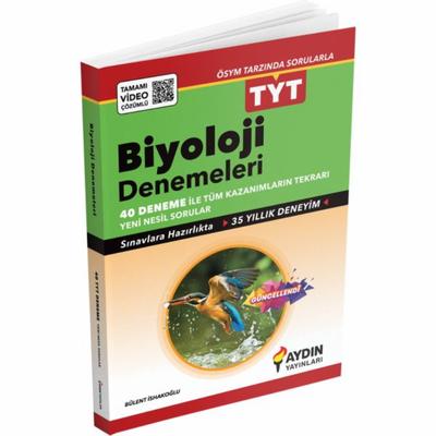 Aydın Yayınları Tyt Biyoloji 40 Deneme