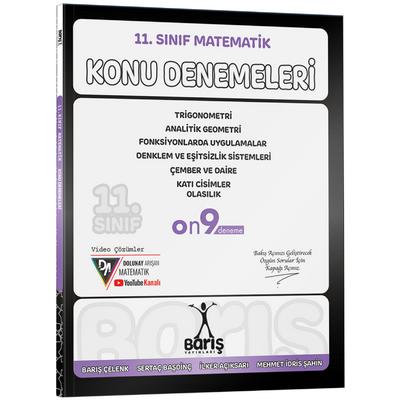 Barış Çelenk Yayınları 11. Sınıf Matematik Konu Denemeleri