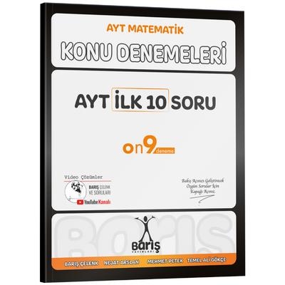 Barış Çelenk Yayınları AYT İlk 10 Soru Konu Denemeleri