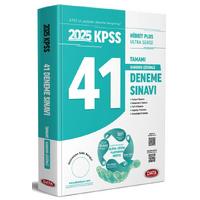 Data Yayınları 2025 KPSS Genel Kültür - Genel Yetenek 41 Deneme Sınavı