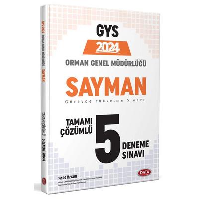 Data Yayınları 2025 Orman Genel Müdürlüğü Sayman Görevde Yükselme Sınavı Tamamı Çözümlü 5 Deneme