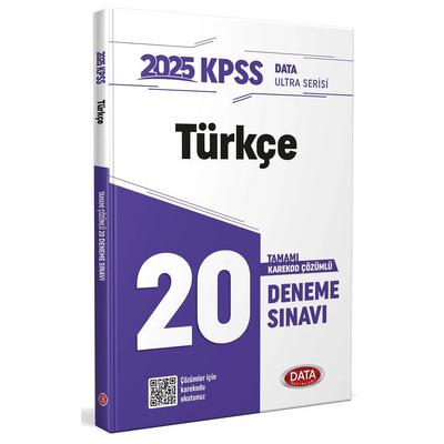 Data Yayınları 2025 KPSS Ultra Serisi Türkçe 20 Deneme Sınavı