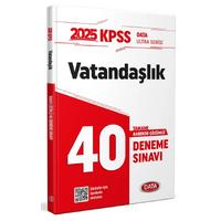 Data Yayınları 2025 KPSS Ultra Serisi Vatandaşlık 40 Deneme Sınavı