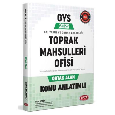 Data Yayınları 2025 Toprak Mahsulleri Ofisi (TMO) GYS Ortak Alan Konu Anlatımlı