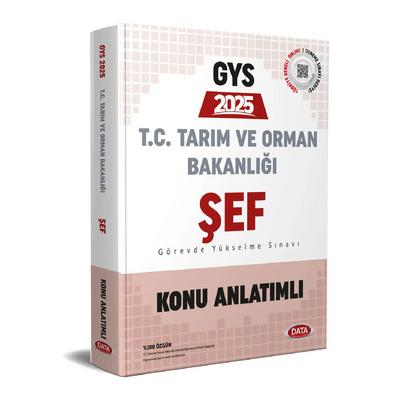 Data Yayınları 2025 Tarım ve Orman Bakanlığı Şef GYS Konu Anlatımlı