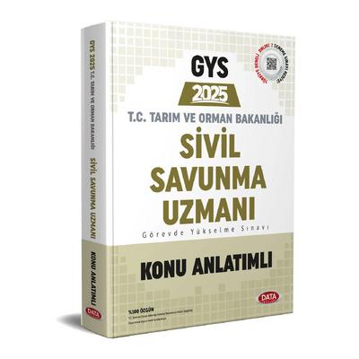 Data Yayınları 2025 Tarım ve Orman Bakanlığı Sivil Savunma Uzmanı GYS Konu Anlatımlı