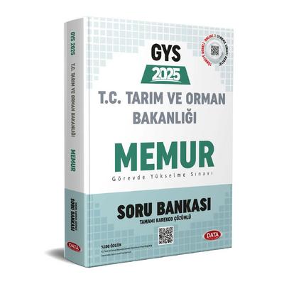 Data Yayınları 2025 Tarım ve Orman Bakanlığı Memur GYS Soru Bankası - Karekod Çözümlü