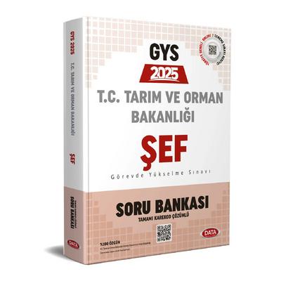 Data Yayınları 2025 Tarım ve Orman Bakanlığı Şef GYS Soru Bankası - Karekod Çözümlü