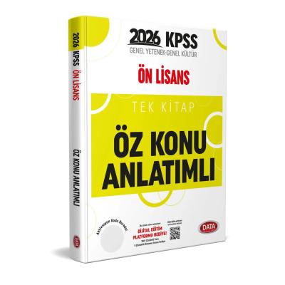 Data Yayınları 2026 KPSS Önlisans Tek Kitap Öz Konu Anlatımlı