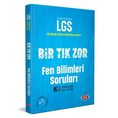 Data Yayınları Lgs 8. Sınıf  Bir Tık Zor Fen Bilimleri Soruları