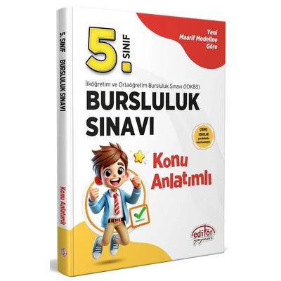 Editör Yayınları 5. Sınıf 2025 Bursluluk Sınavı Konu Anlatımlı