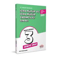 Editör Yayınları 2025 İcra Müdür ve Müdür Yardımcılığı 3 Deneme Tamamı Çözümlü Deneme Sınavı