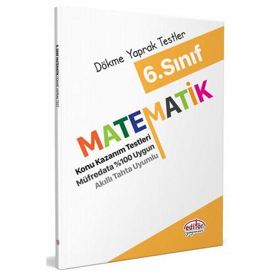 Editör Yayınları 6. Sınıf Matematik Dökme Yaprak Testler