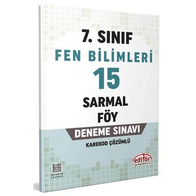 Editör Yayınları 7. Sınıf Fen Bilimleri 15 Sarmal Föy Deneme Sınavı