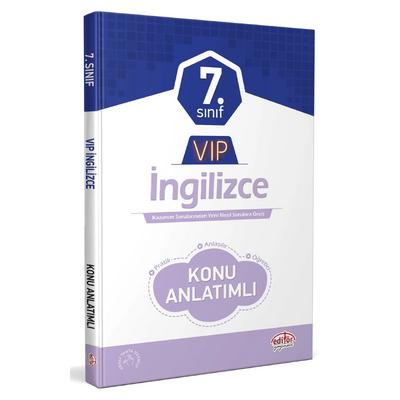 Editör Yayınları 7. Sınıf Vıp İngilizce Konu Anlatımlı