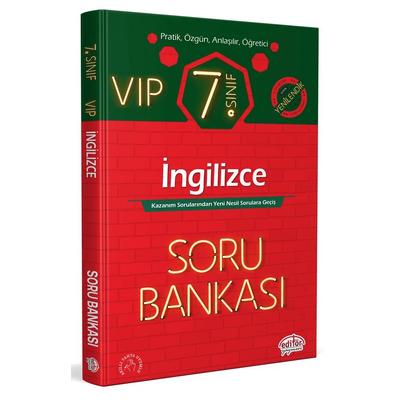 Editör Yayınları 7. Sınıf Vıp İngilizce Soru Bankası