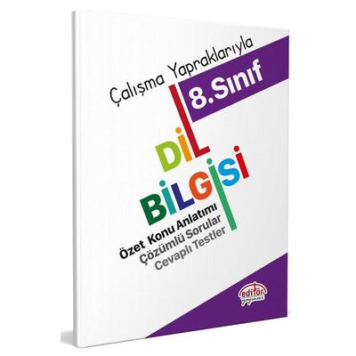 Editör Yayınları Lgs 8. Sınıf Dil Bilgisi