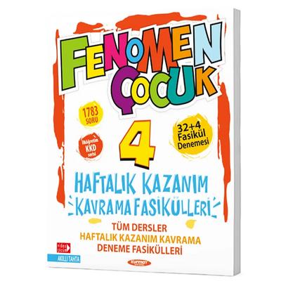 Fenomen Okul Yayınları 4. Sınıf Haftalık Kazanım Kavrama Fasikülleri 4