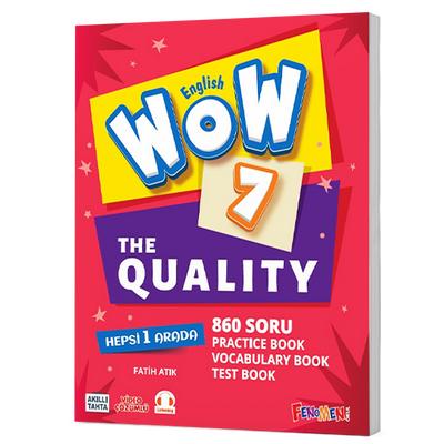 Fenomen Okul Yayınları 7. Sınıf Wow English 7 The Quality + Practice Book + Vocabulary Book + Test Book