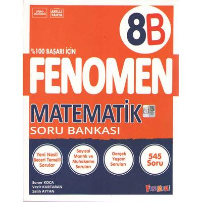 Fenomen Okul Yayınları Lgs 8. Sınıf  Matematik B Soru Bankası