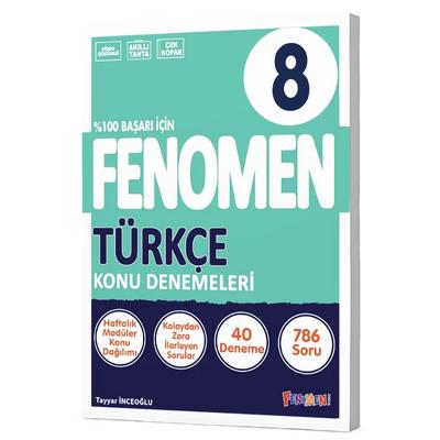 Fenomen Okul Yayınları LGS 8. Sınıf Türkçe 40 Konu Denemeleri