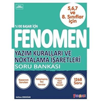 Fenomen Okul Yayınları Yazım Kuralları Ve Noktalama İşaretleri Soru Bankası