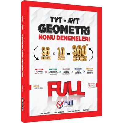 Full Matematik Yayınları TYT AYT Geometri Konu Denemeleri