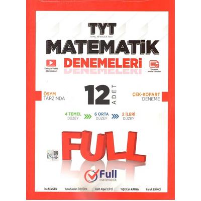 Full Matematik Yayınları Tyt Matematik 12 X 40 Denemeleri