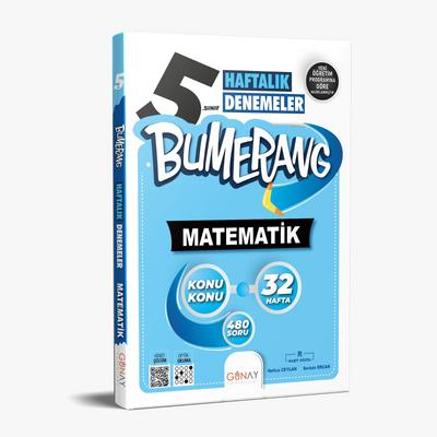 Günay Yayınları 5. Sınıf 2025 Bumerang 32 Haftalık Matematik Denemeleri