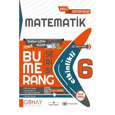 Günay Yayınları 6. Sınıf Bumerang Etkinlikli Matematik