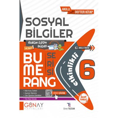 Günay Yayınları 6. Sınıf Bumerang Etkinlikli Sosyal Bilgiler