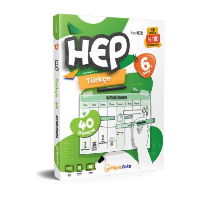 Hiper Zeka 6. Sınıf Haftalık HEP Türkçe 40 Deneme