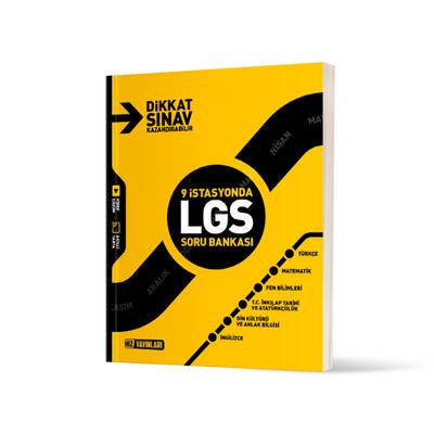 Hız Yayınları LGS 8. Sınıf 9 İstasyonda LGS Soru Bankası