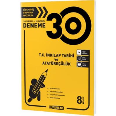 Hız Yayınları Lgs 8. Sınıf İnkilap Tarihi 30  Deneme