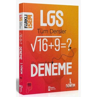 İsem Yayınları LGS 8. Sınıf 1. Dönem 5 Deneme