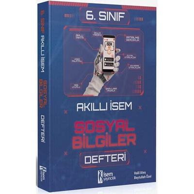 İsem Yayınları 6. Sınıf Sosyal Bilgiler Akıllı İsem Defteri