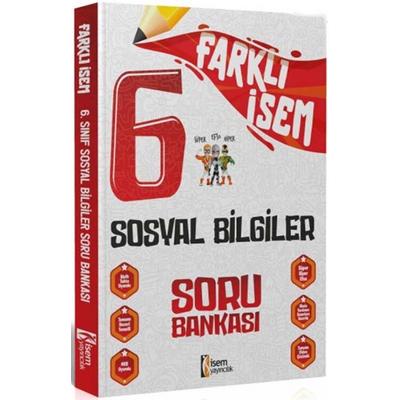 İsem Yayınları 6. Sınıf Sosyal Bilgiler Farklı İsem Soru Bankası