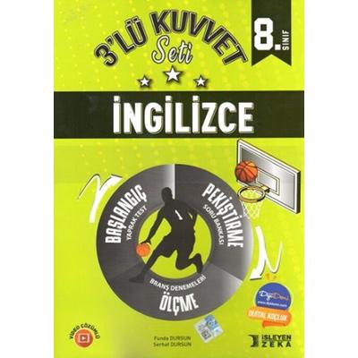 İşleyen Zeka LGS 8. Sınıf İngilizce 3 lü Kuvvet Serisi Seti