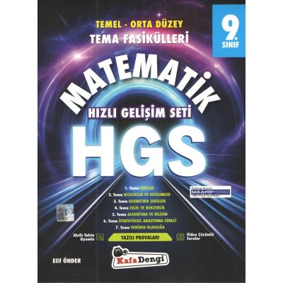 Kafa Dengi Yayınları 9. Sınıf HGS Matematik Tema Fasikülleri