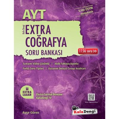 Kafa Dengi Yayınları Ayt Coğrafya Extra Soru Bankası