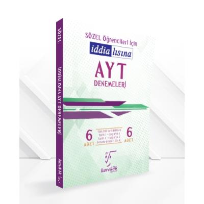 Karekök Yayınları AYT İddialısına Sözel 6 Deneme
