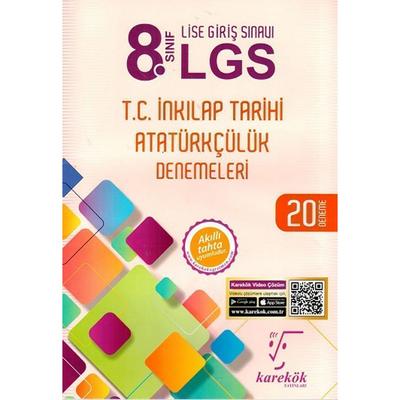 Karekök Yayınları 8. Sınıf Lgs T.c. İnkılap Tarihi Ve Atatürkçülük Denemeleri