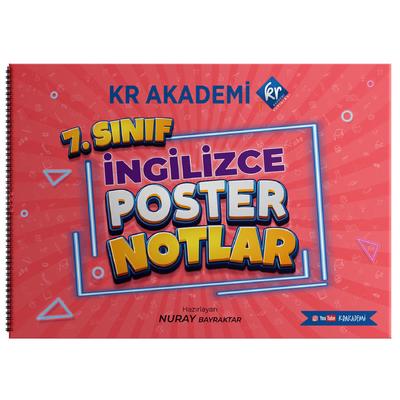 Kr Akademi Yayınları 7. Sınıf İngilizce Poster Notlar 